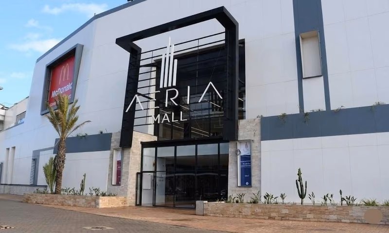 Aeria Mall entrance, Casablanca, a Linkology parking systems installation